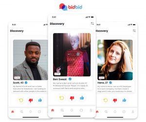 BidBid's app enables athletes to get paid while meeting their fans.
