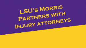LSU Basketball's Alexis Morris partners with injury attorneys.