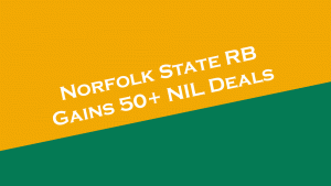 Norfolk State's Rayquan Smith gains more than 50 NIL deals.
