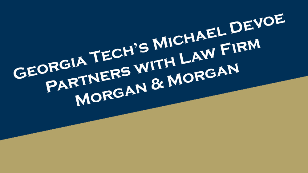Georgia Tech Basketball guard Michael Devoe partners with law firm Morgan & Morgan.