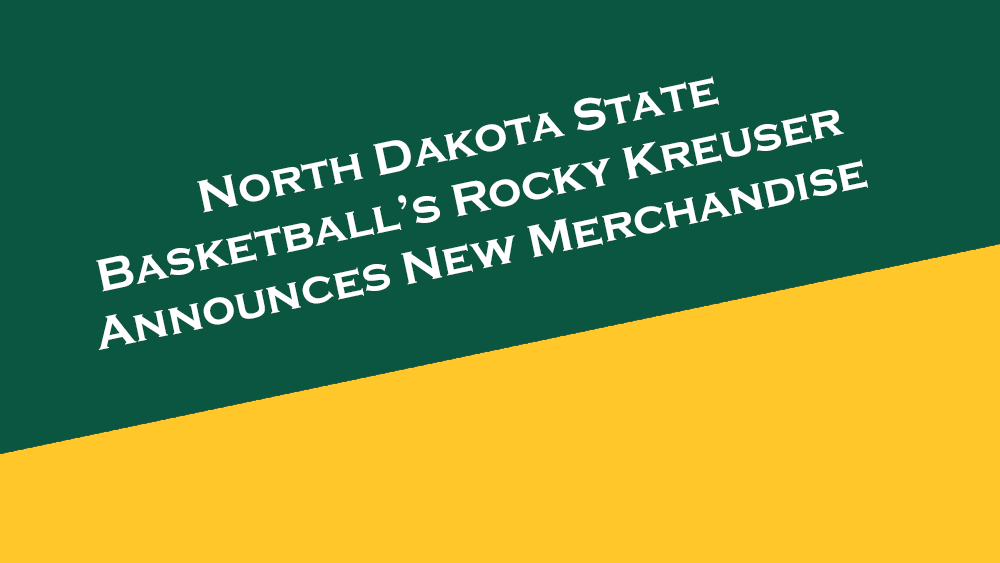 North Dakota State Basketball's Rocky Kreuser announces the release of his new RK brand merchandise.