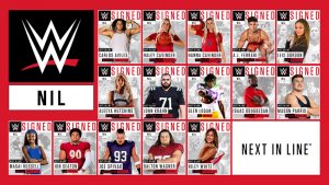 WWE selects its inaugural NIL participants | Image courtesy of WWE