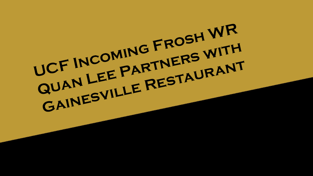 UCF incoming frosh WR Quan Lee partners with Gainesville restaurant, Wayne Head Southern Kitchen.