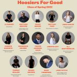 14 IU student-athletes partner with Hoosiers For Good to help 8 Indiana charities. | Image courtesy of Hoosiers For Good.