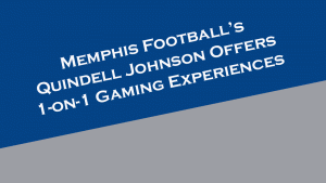Memphis Football's Quindell Johnson offers fans opportunity to have 1-on-1 gaming sessions on Grand Theft Auto.