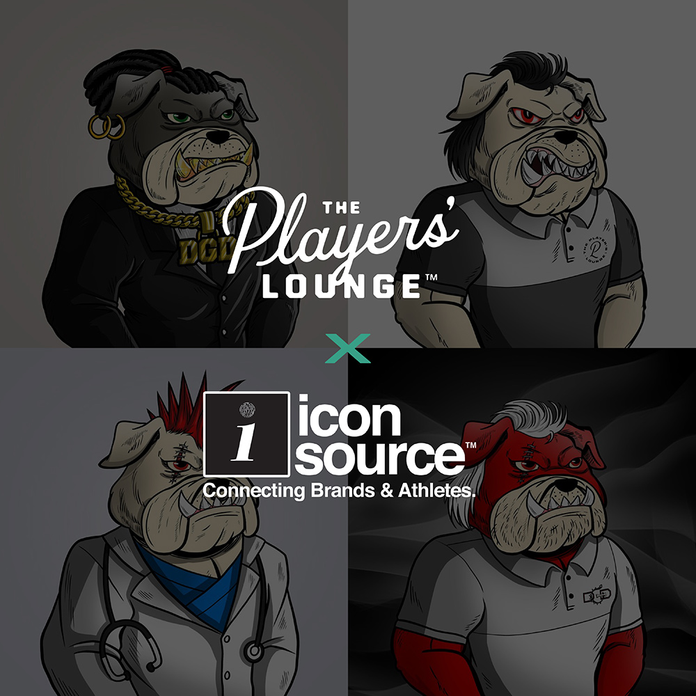 Icon Source and The Players' Lounge team up to create NIL deals for 100+ athletes at more than a dozen schools. | Image courtesy of Icon Source and The Players' Lounge