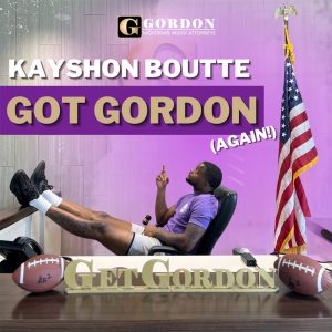 LSU Football WR Kayshon Boutte gets an extension of his NIL contract with personal injury attorney Gordon McKernan. | Image courtesy of Gordon McKernan