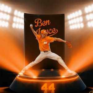 Tennessee pitcher Ben Joyce's historic 105.5 mph pitch against Auburn is commemorated in a new NFT from Fanpage. | Image courtesy of Fanpage