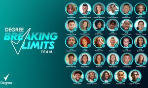 Degree® Deodorant adds 18 student-athletes to the brand's #BreakingLimits NIL team. | Image courtesy of Degree
