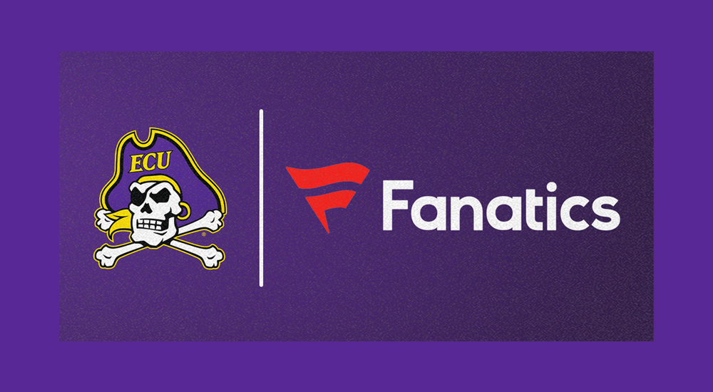 ECU and Fanatics join forces to allow ECU student-athletes to produce branded clothing that contains official university trademarks. | Image provided by ECU Athletics. Permission obtained.