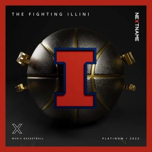 The Illinois Men's Basketball team creates an NIL partnership with NextName. The company will sell digital collectibles for the team. | Image courtesy of NextName.