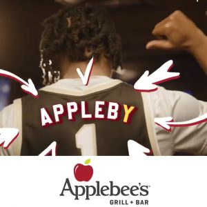 A screen shot of a new Applebee's promotional video starring Wake Forest NIL partner, Tyree Appleby. | Image by Applebee's