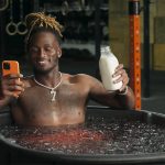 Tennessee QB Joe Milton appears in a video for The Dairy Alliance campaign titled "The Milk Bowl." | Image courtesy of The Dairy Alliance