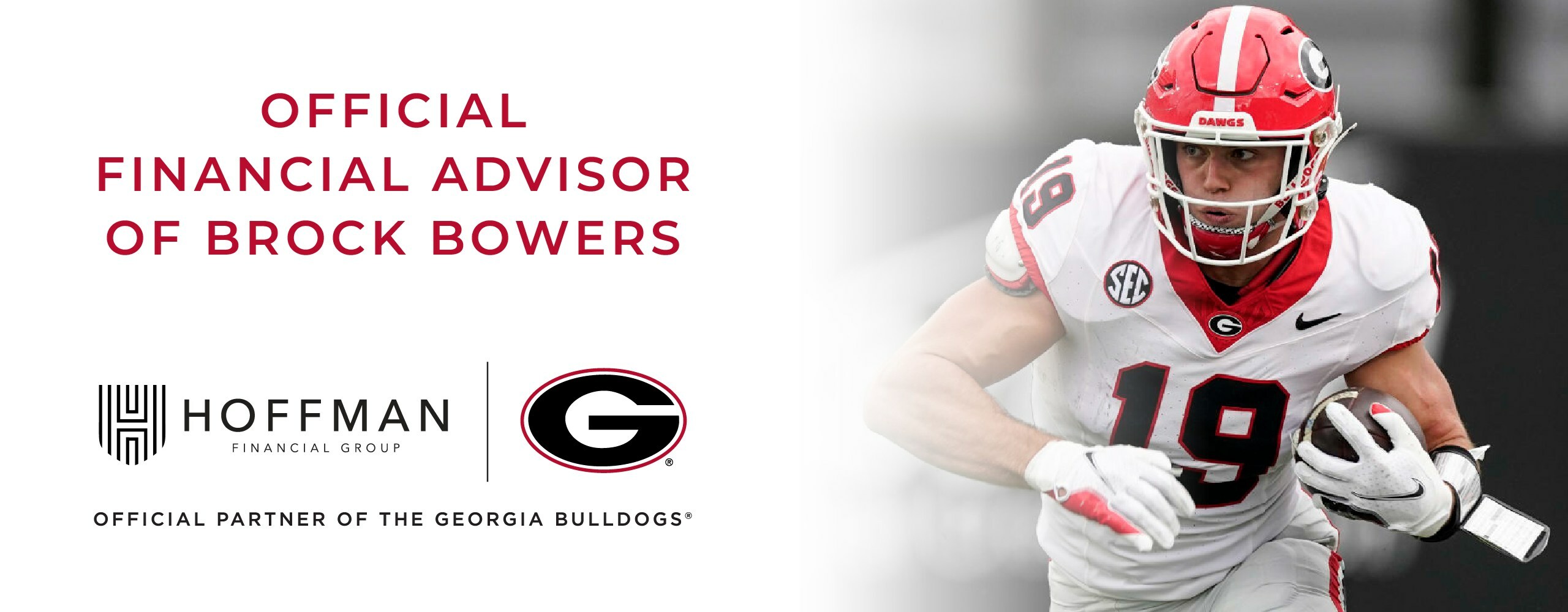 Hoffman Financial Group becomes the Official Financial Advisor of Brock Bowers. | Image courtesy of Hoffman Financial Group